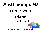 Click for Westborough, Massachusetts Forecast
